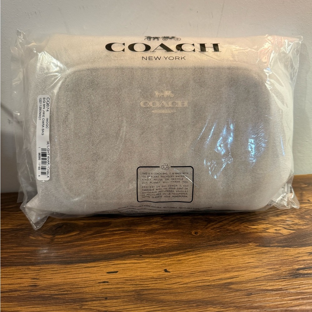 NWT Coach Mini Jamie Camera Bag In Signature Canvas